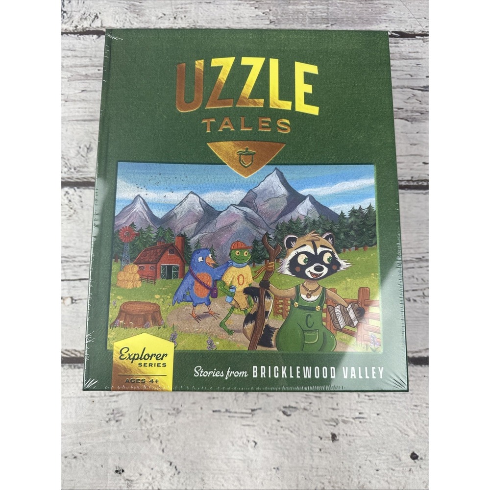 The Uzzle Tales Reading Board Game Explorer Series  (Brand New) Factory Sealed